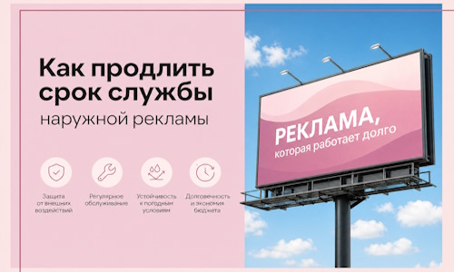 Как продлить срок службы наружной рекламы в Великом Устюге
