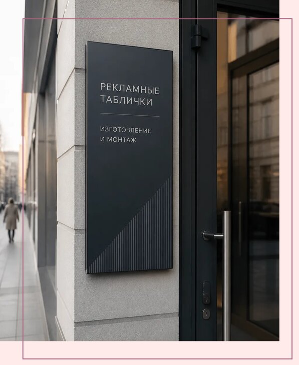 Рекламные таблички в Великом Устюге по цене от 4581 р. | Аванза-Влс