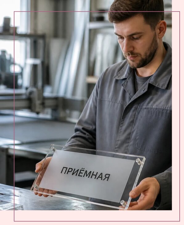 Таблички из оргстекла на заказ в Великом Устюге от 3970 р. | Аванза-Влс
