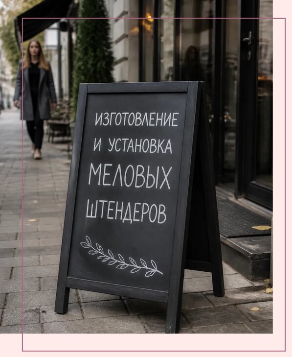 Меловые штендеры в Великом Устюге по цене от 6616 р. | Аванза-Влс